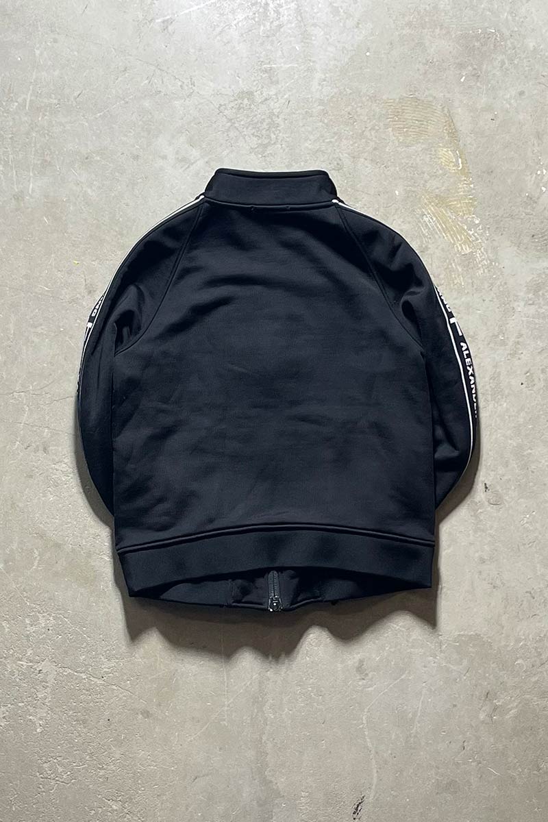 LOGO TRACK JACKET / BLACK [SIZE: L USED]