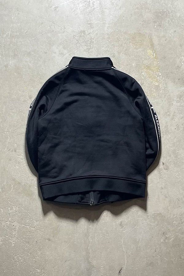 LOGO TRACK JACKET / BLACK [SIZE: L USED]
