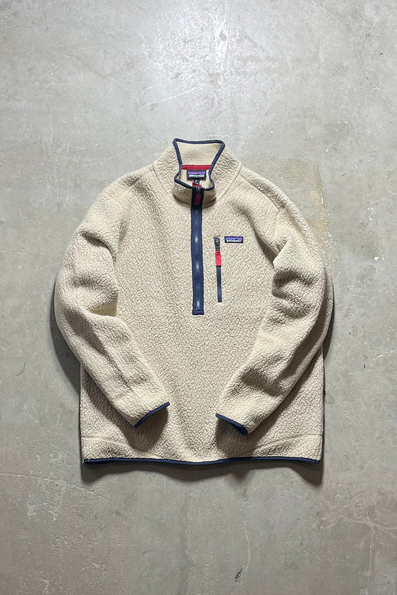 19AW RETRO PILE PULLOVER FLEECE JACKET / BEIGE [SIZE: XL USED]