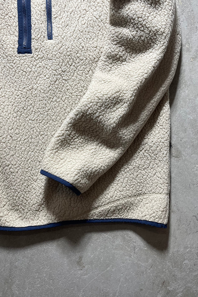 19AW RETRO PILE PULLOVER FLEECE JACKET / BEIGE [SIZE: XL USED]