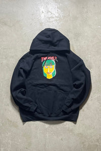 GONZ FACE SWEAT HOODIE / BLACK [SIZE: L DEADSTOCK/NOS]