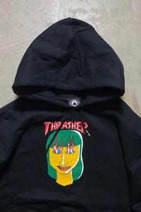 GONZ FACE SWEAT HOODIE / BLACK [SIZE: L DEADSTOCK/NOS]