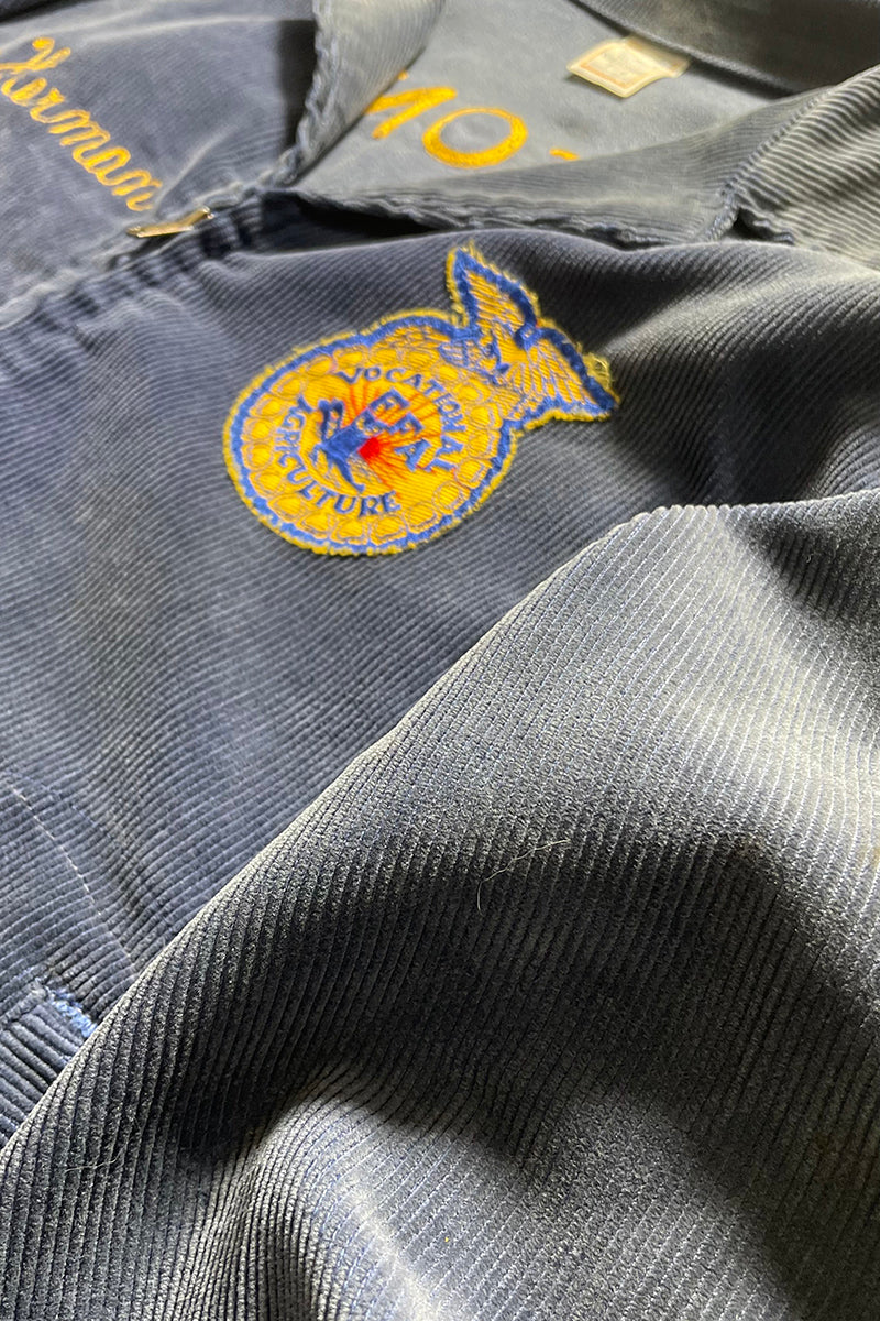 MADE IN USA 70'S FFA JACKET LOT100 MISCONSIN / NAVY [SIZE: 44 USED]