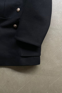 MADE IN ITALY 13AW WOOL NAPOLEON COAT / BLACK [SIZE: 54 USED]