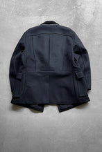 画像をギャラリービューアに読み込む, MADE IN ITALY 13AW WOOL NAPOLEON COAT / BLACK [SIZE: 54 USED]
