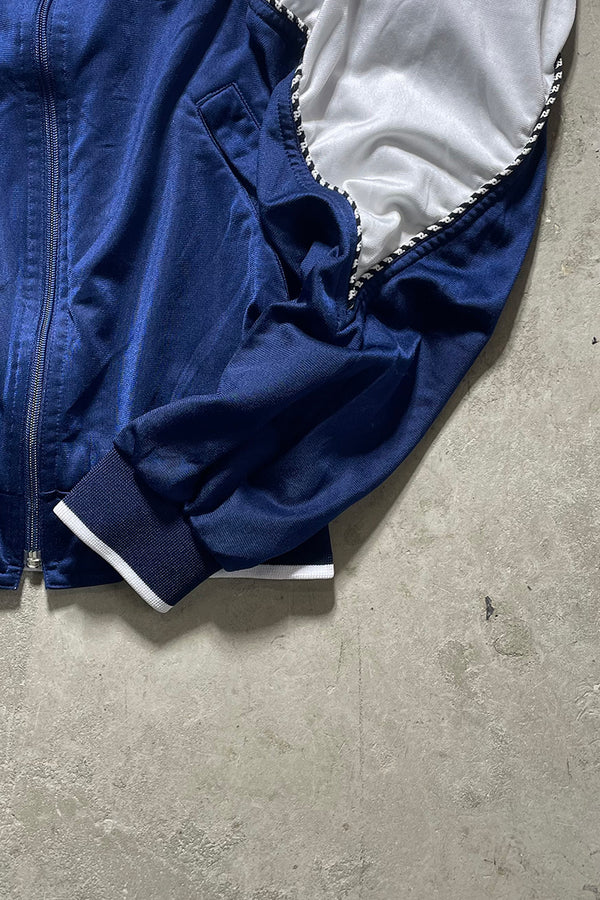 80'S ZIP UP TRACK JACKET / NAVY [SIZE: S USED]