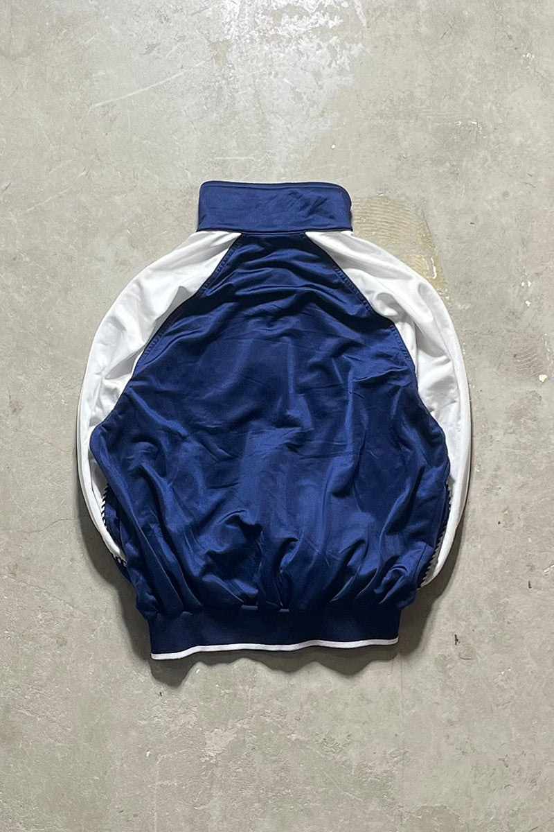 80'S ZIP UP TRACK JACKET / NAVY [SIZE: S USED]