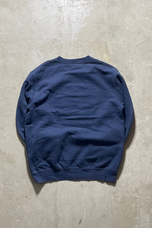 Y2K EARLY 00'S LOGO SWEATSHIRT / NAVY [SIZE: L USED]