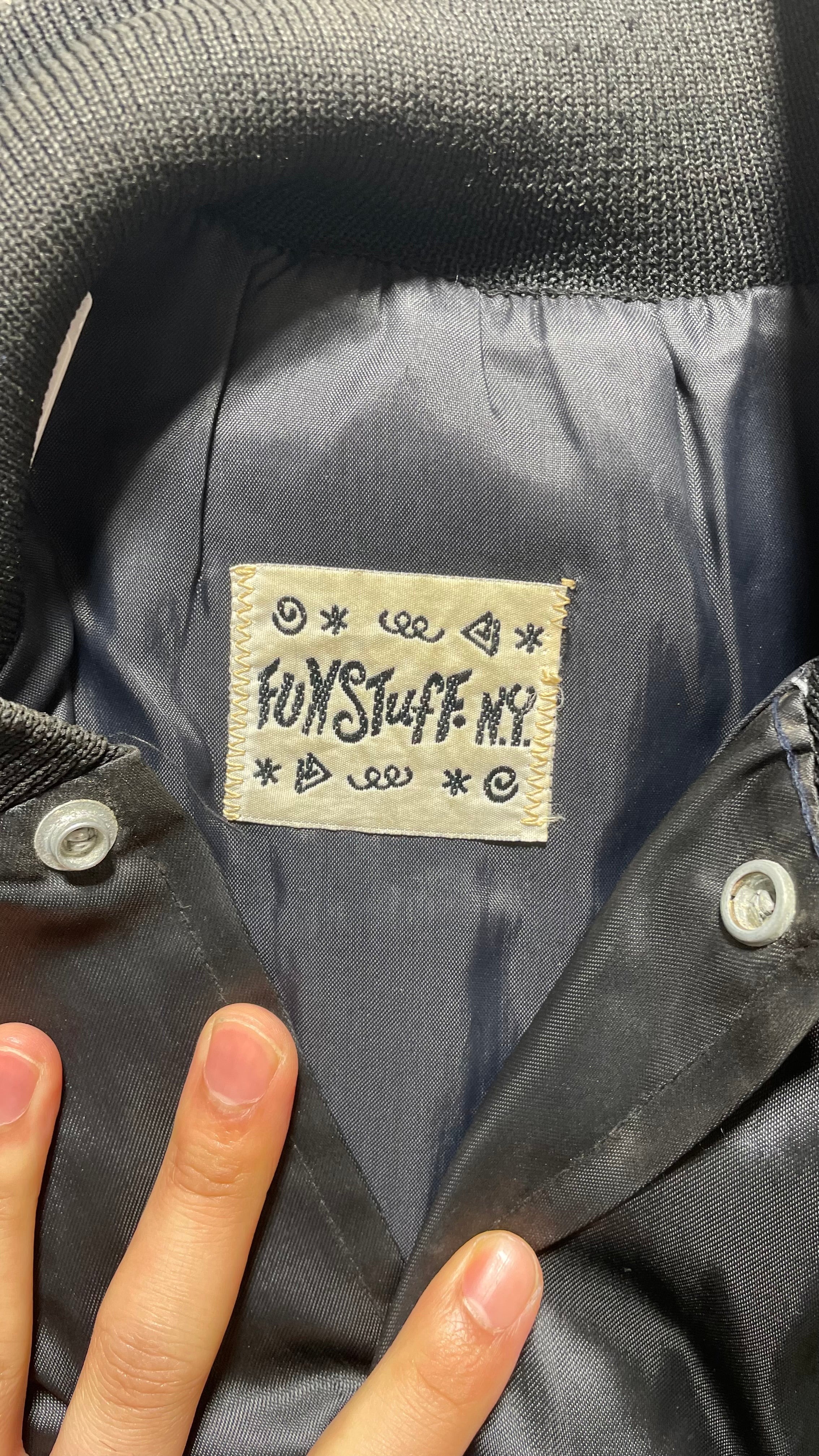 80'S BATMAN NYLON JACKET / BLACK [SIZE: M USED]