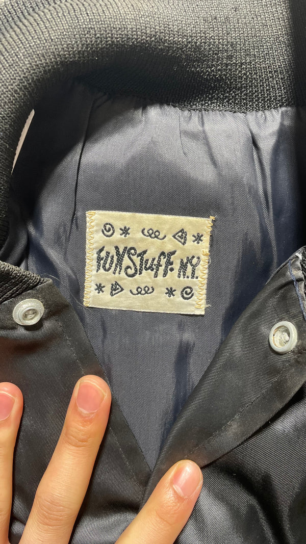 80'S BATMAN NYLON JACKET / BLACK [SIZE: M USED]