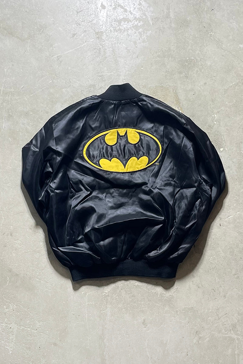 80'S BATMAN NYLON JACKET / BLACK [SIZE: M USED]