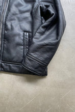 画像をギャラリービューアに読み込む, VEGAN LEATHER BOA JACKET / BLACK [SIZE: L USED]
