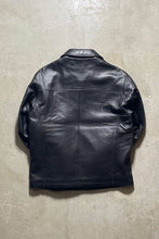 画像をギャラリービューアに読み込む, ZIP UP LAMBSKIN LEATHER JACKET / BLACK [SIZE: L USED]
