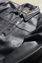 画像をギャラリービューアに読み込む, Y2K EARLY 00&#39;S LEATHER JACKET / BROWN [SIZE: M USED]
