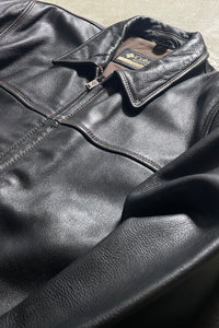 Y2K EARLY 00'S LEATHER JACKET / BROWN [SIZE: M USED]