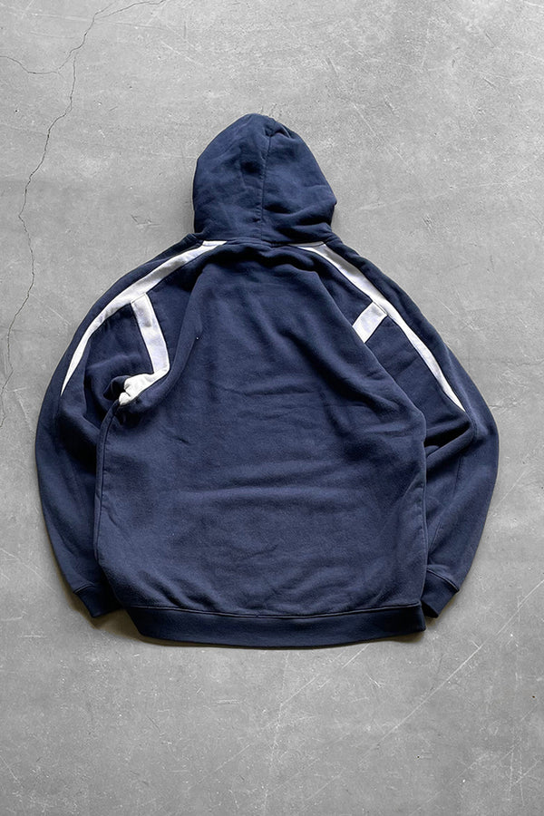 Y2K EARLY 00'S SWEAT HOODIE / NAVY [SIZE: XL USED]
