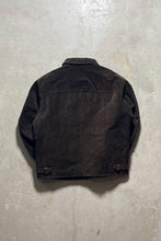 画像をギャラリービューアに読み込む, 90&#39;S ZIP UP SUEDE LEATHER JACKET / BROWN [SIZE: M USED]
