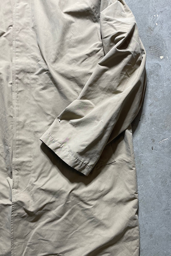 90s Balmacaan Coat / Beige [Size: L Used]