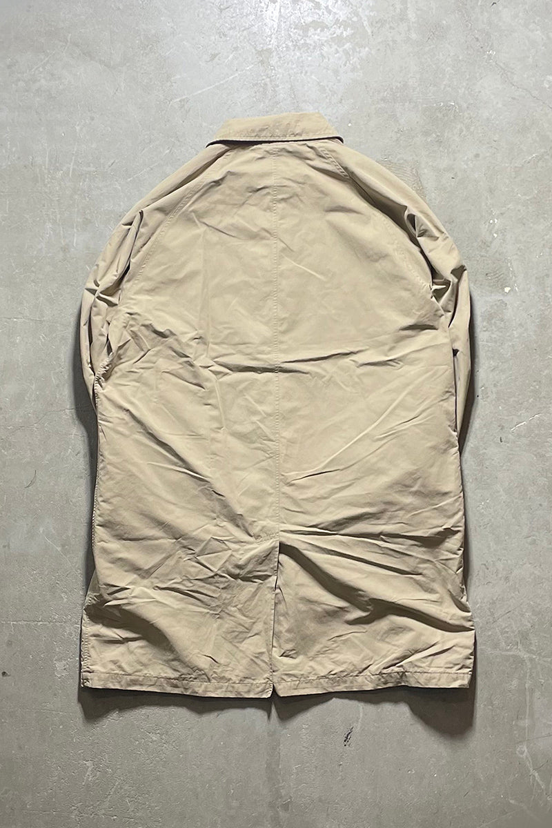 90s Balmacaan Coat / Beige [Size: L Used]