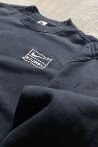 LOGO SWEATSHIRT / BLACK [SIZE: XS USED]