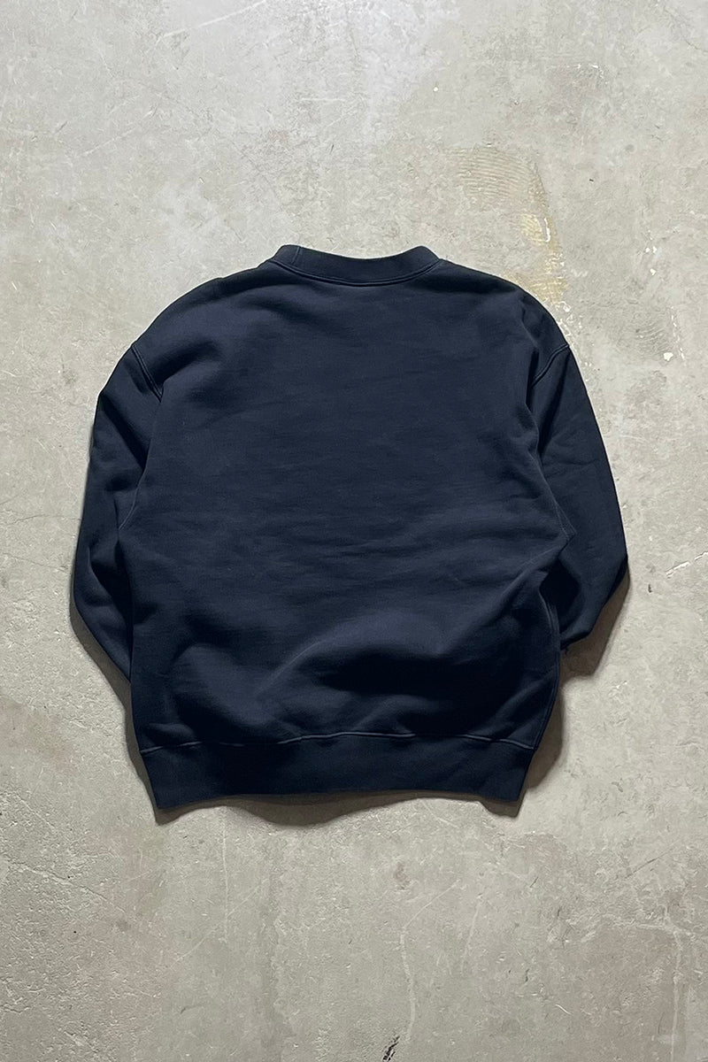 LOGO SWEATSHIRT / BLACK [SIZE: XS USED]