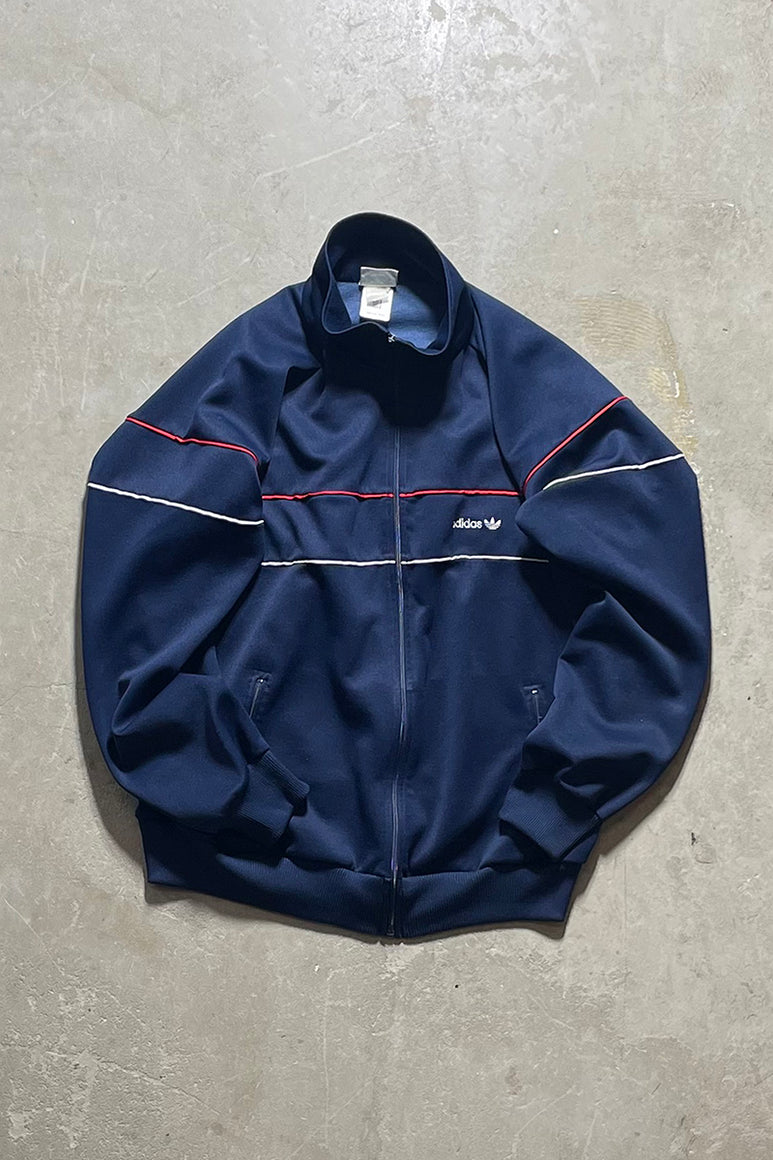 70'S ZIP UP TRACK JACKET / NAVY [SIZE: XL USED]