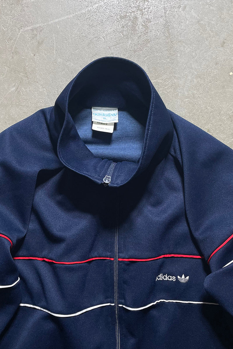 70'S ZIP UP TRACK JACKET / NAVY [SIZE: XL USED]