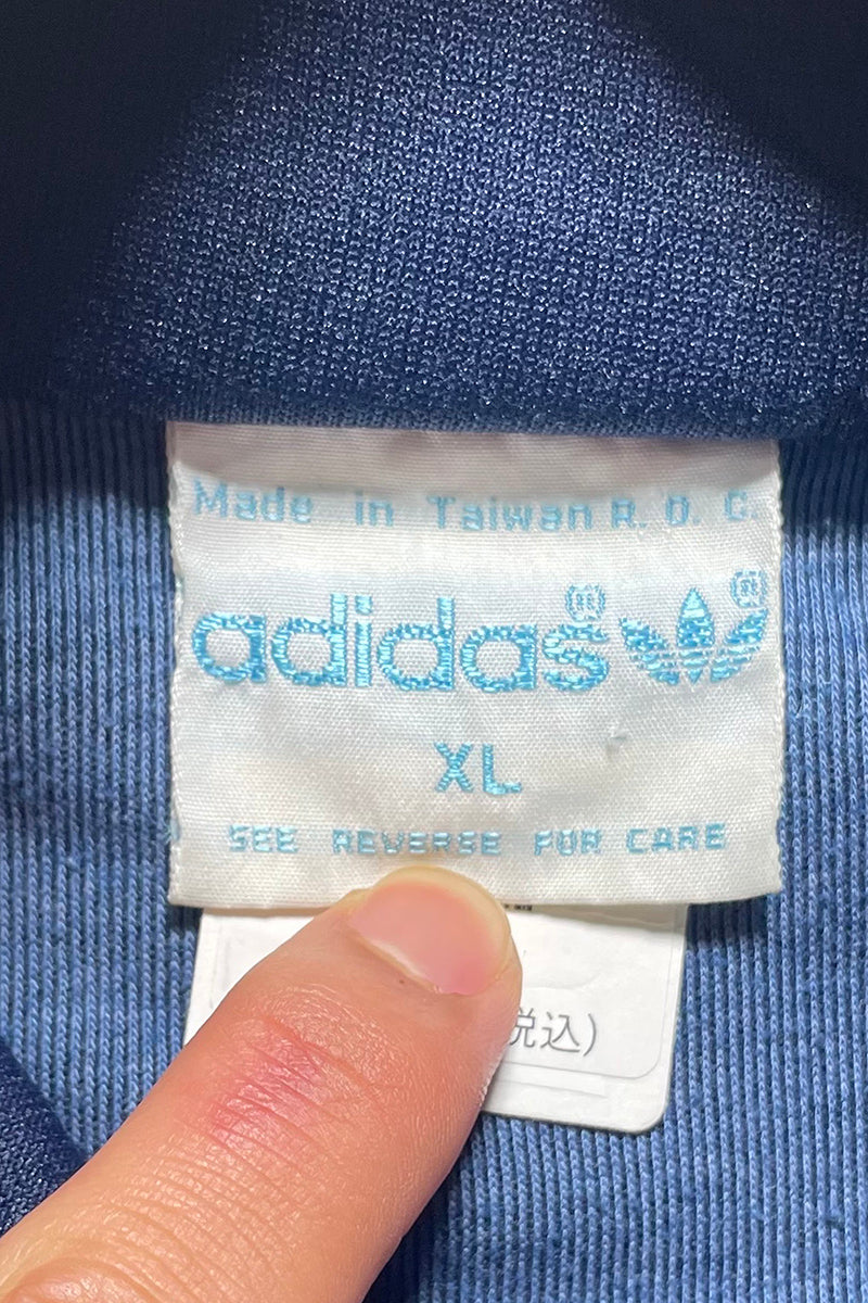 70'S ZIP UP TRACK JACKET / NAVY [SIZE: XL USED]