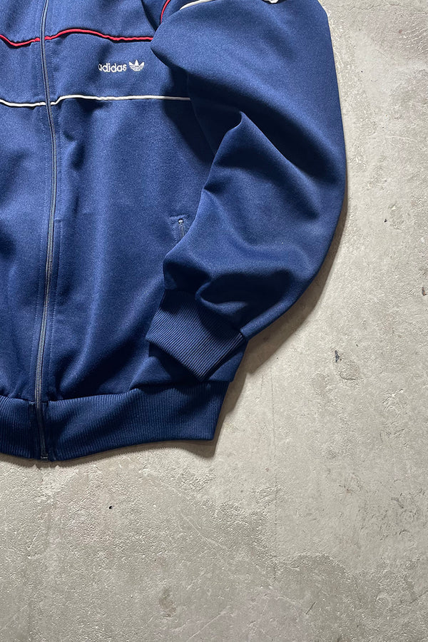 70'S ZIP UP TRACK JACKET / NAVY [SIZE: XL USED]