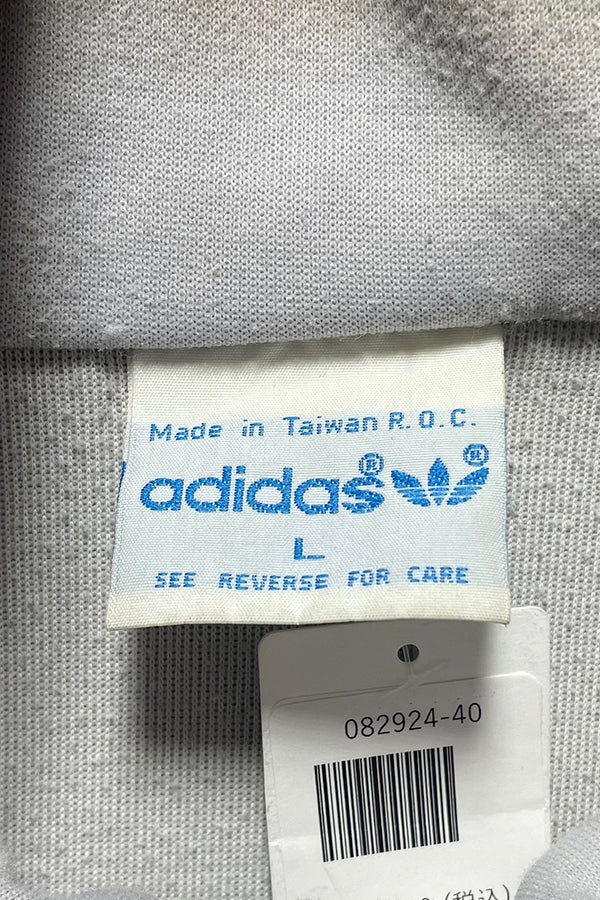 70'S ZIP UP TRACK JACKET / GRAY [SIZE: L USED]