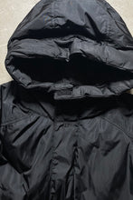 画像をギャラリービューアに読み込む, MADE IN ITALY Y2K EARLY 00&#39;S DOWN COAT / BLACK [SIZE: XL USED]
