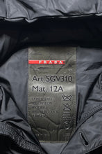 画像をギャラリービューアに読み込む, MADE IN ITALY Y2K EARLY 00&#39;S DOWN COAT / BLACK [SIZE: XL USED]
