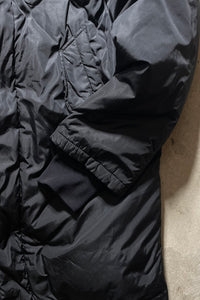 MADE IN ITALY Y2K EARLY 00'S DOWN COAT / BLACK [SIZE: XL USED]