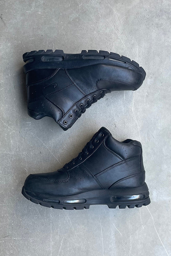 AIR MAX GOADOME LEATHER BOOTS / BLACK [SIZE: US9.5 (27.5cm) USED]