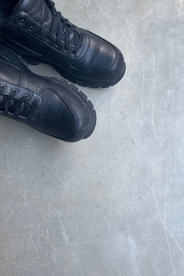 AIR MAX GOADOME LEATHER BOOTS / BLACK [SIZE: US9.5 (27.5cm) USED]