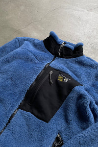 MADE IN USA Y2K EARLY 00'S ZIP UP POLARTEC FLEECE JACKET  / BLUE [SIZE: L USED]