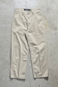 90'S SILVER TAB CHINO PANTS / BEIGE [SIZE: 30 USED]