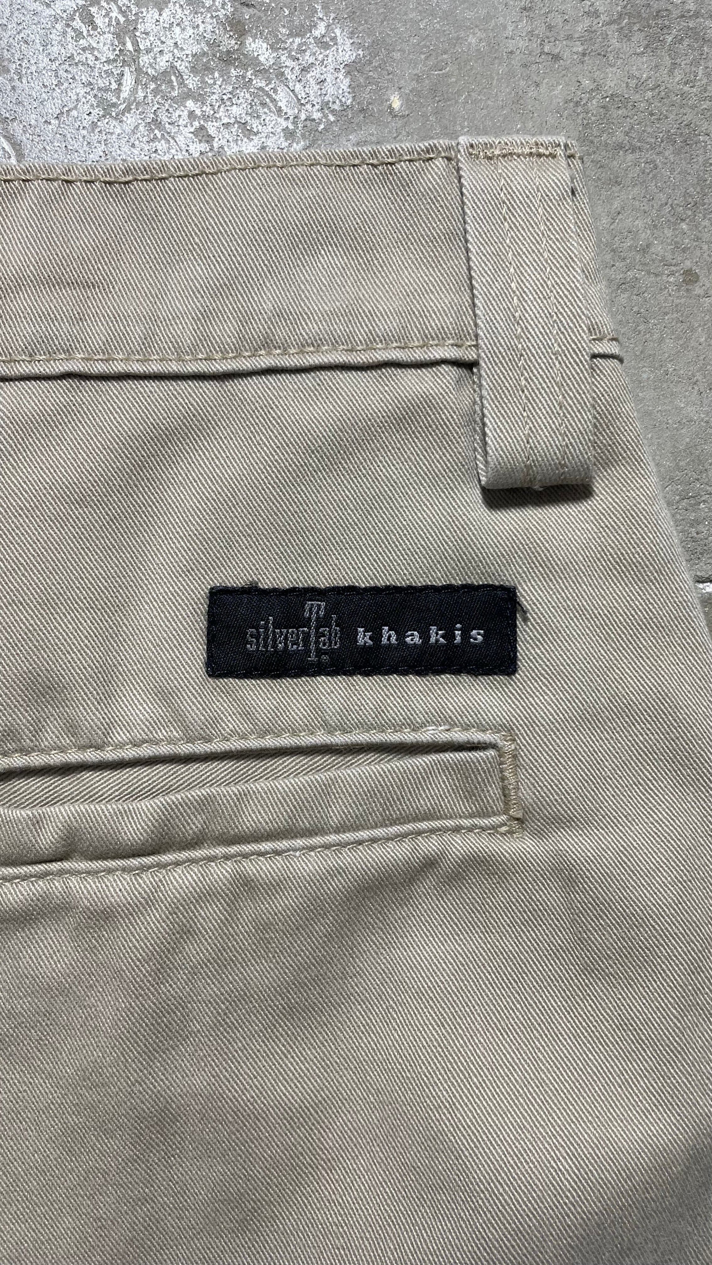 90'S SILVER TAB CHINO PANTS / BEIGE [SIZE: 30 USED]