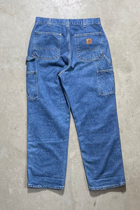 MADE IN MEXICO DOUBLE KNEE DENIM PANTS / INDIGO [SIZE: W33 G688 USED]