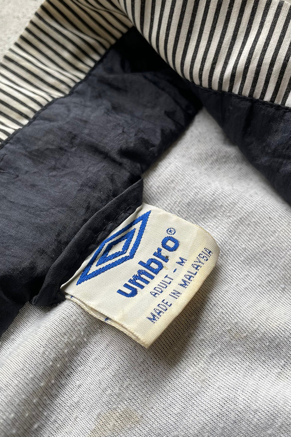 90'S NYLON TRACK JACKET / BLACK [SIZE: M USED]