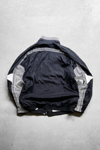 90'S NYLON TRACK JACKET / BALCK [SIZE: M USED]