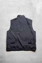 画像をギャラリービューアに読み込む, 90&#39;S NYLON CARGO VEST W/FLEECE LINER / BLACK [SIZE: L]
