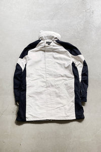 Y2K EARLY 00'S COTTON HOODIED JACKET  / WHITE [SIZE: S USED]