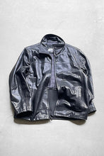 画像をギャラリービューアに読み込む, ZIP UP LEATHER JACKET / BLACK [SIZE: M USED]
