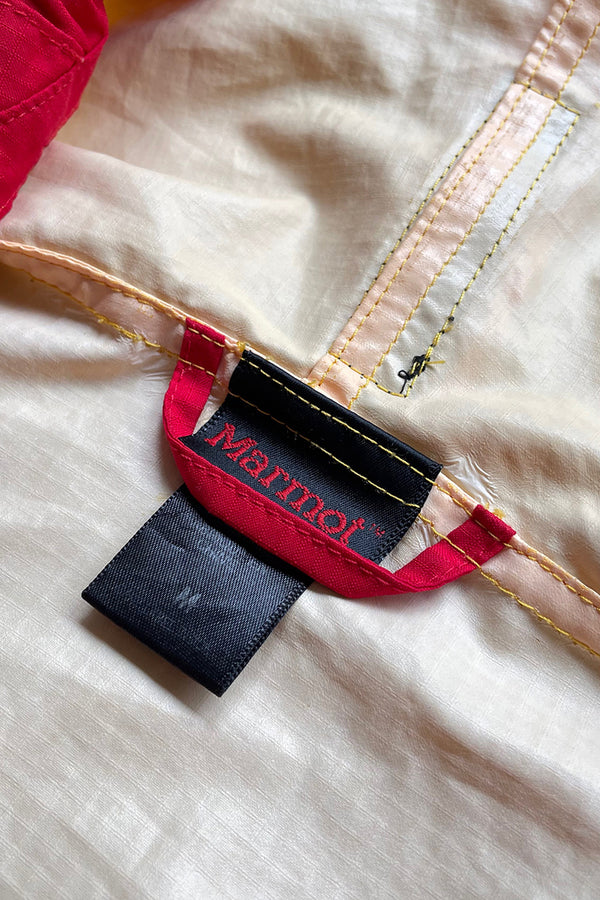 90'S NYLON ANORAK JACKET / YELLOW [SIZE: M USED]