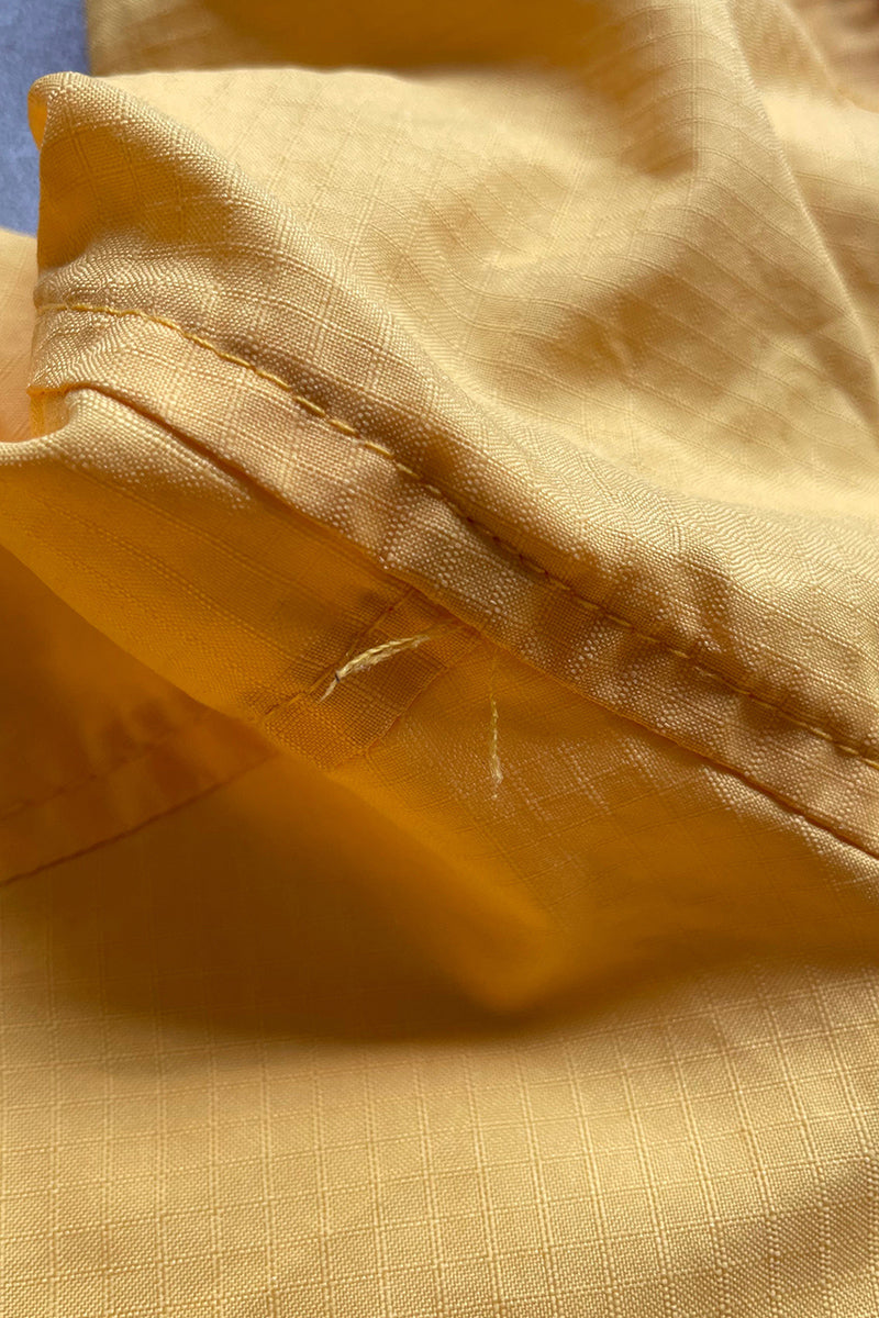 90'S NYLON ANORAK JACKET / YELLOW [SIZE: M USED]
