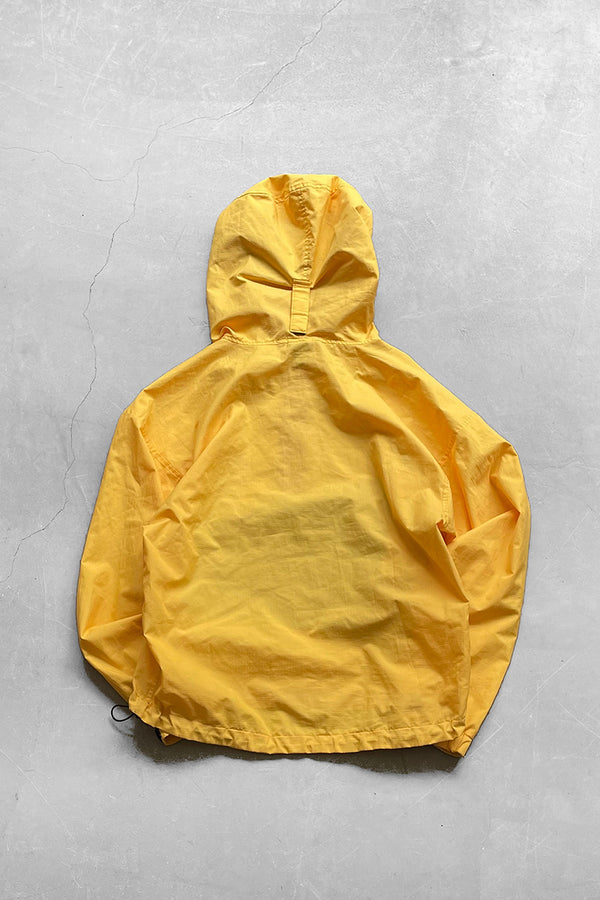 90'S NYLON ANORAK JACKET / YELLOW [SIZE: M USED]