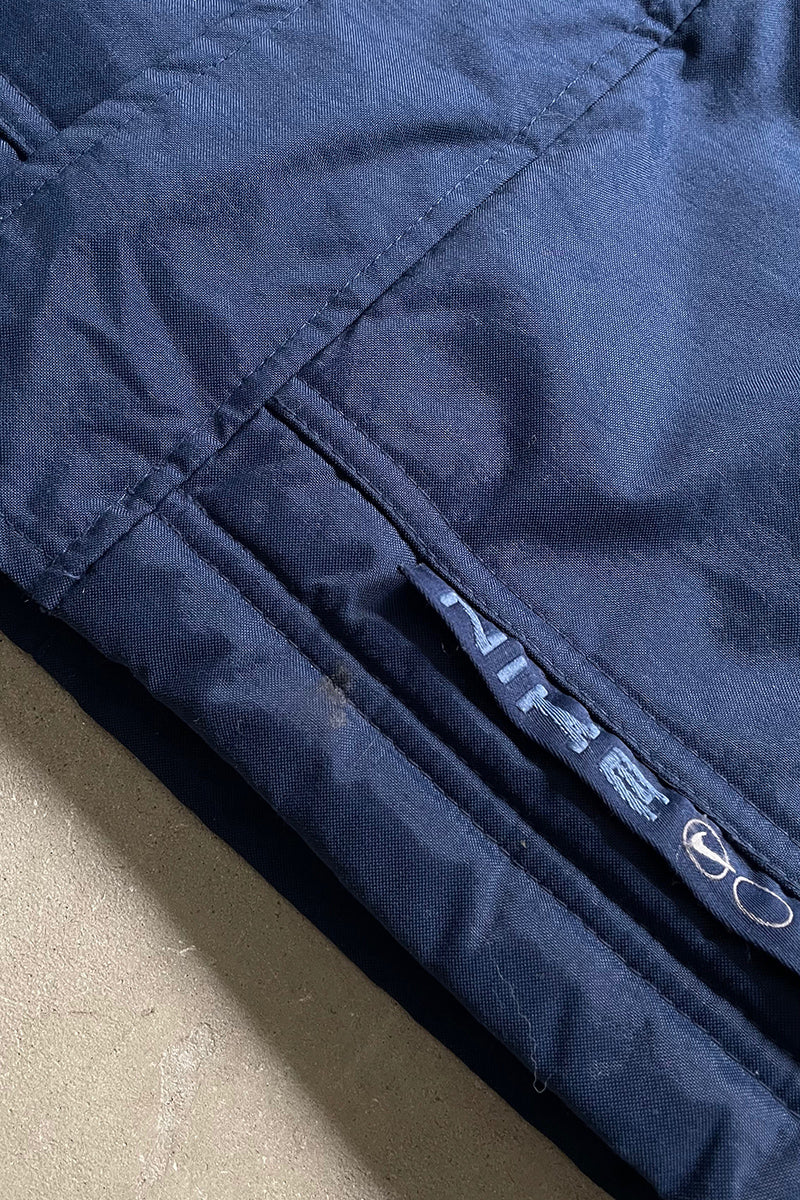 Y2K EARLY 00'S MADE IN MEXICO NYLON PUFF JACKET / NAVY [SIZE: S USED]