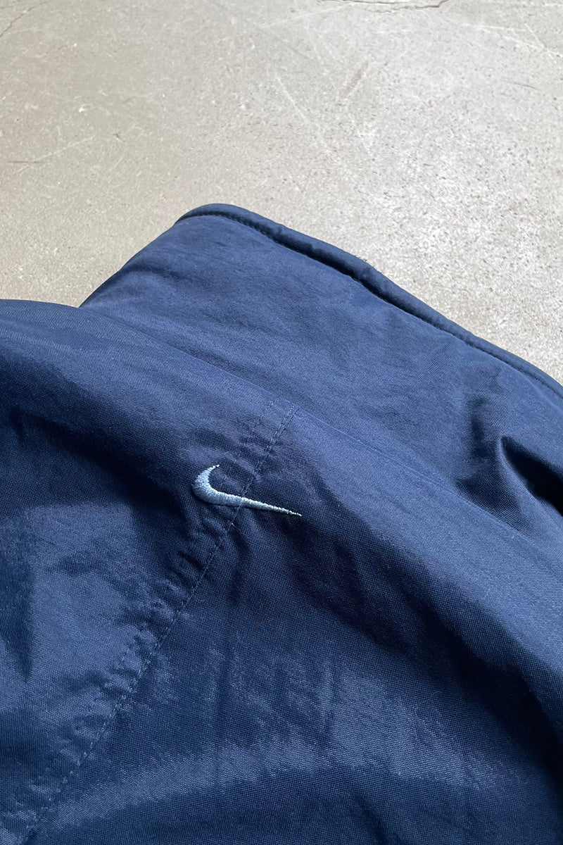 Y2K EARLY 00'S MADE IN MEXICO NYLON PUFF JACKET / NAVY [SIZE: S USED]