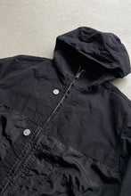 画像をギャラリービューアに読み込む, TWO TONE TELA &amp; DAVID LIGHT-TC HOODED JACKET / BLACK [SIZE: M DEADSTOCK/NOS]
